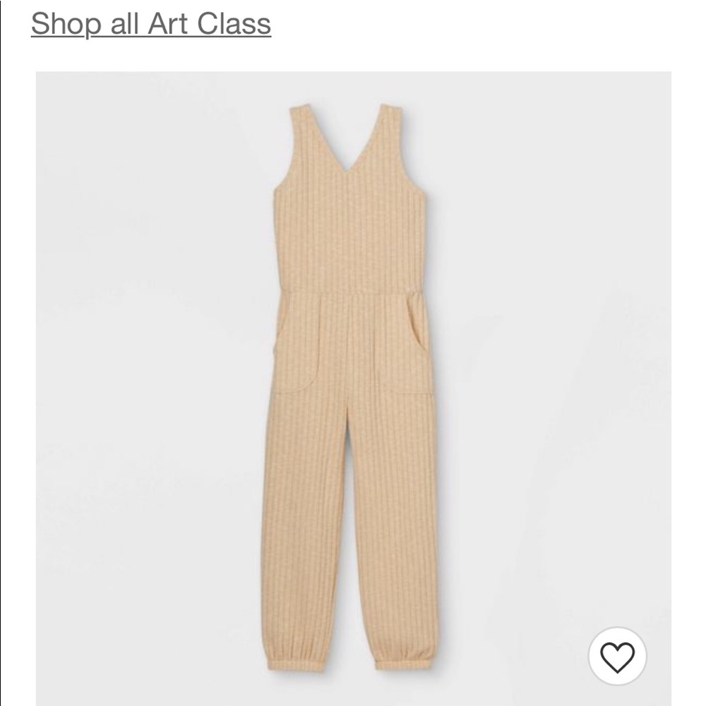 Art class cream rib knit jumper